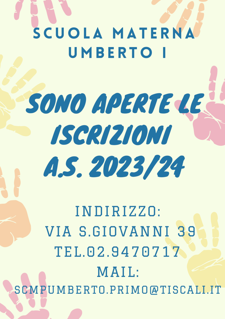 iscrizioni 2023.24